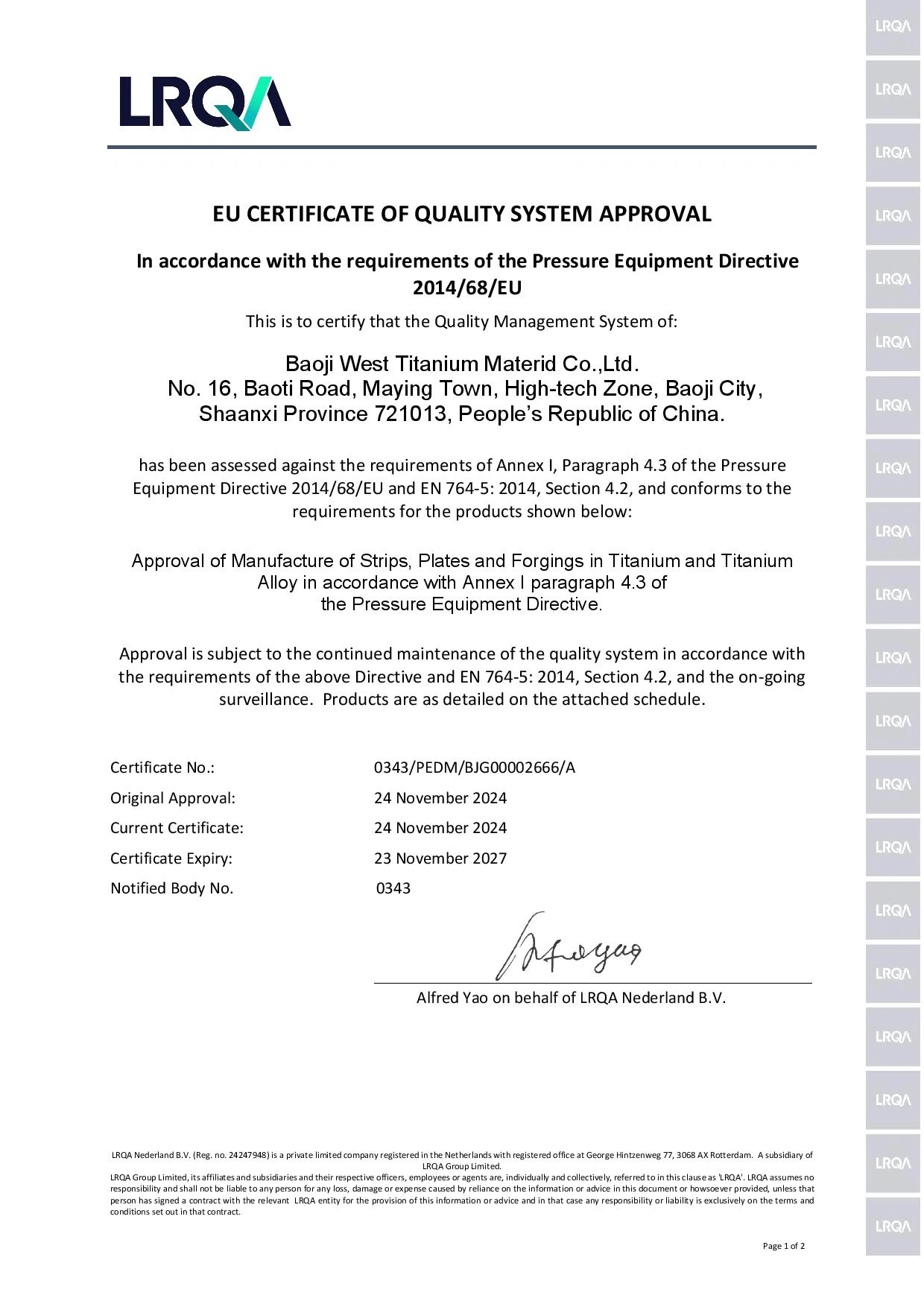 Gr2 Titanium Sheet test report
